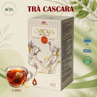 Trà Vỏ Quả Cà Phê Lên Men Nita and Cascara and Kafe Đào Hộp 100g
