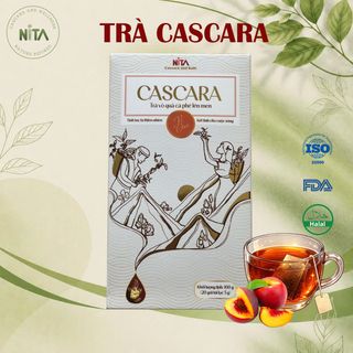 Trà Vỏ Quả Cà Phê Lên Men Nita and Cascara and Kafe Đào Hộp 100g
