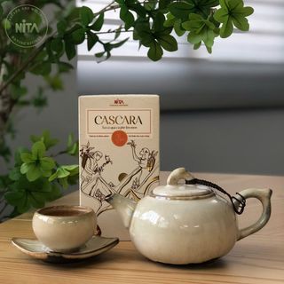 Trà Vỏ Quả Cà Phê Lên Men Nita and Cascara and Kafe Đào Hộp 100g