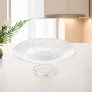ĐĨA THỦY TINH CHÂN ĐẾ TRONG SUỐT CAO CẤP