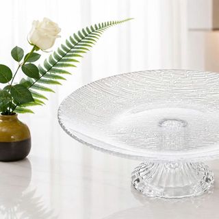 ĐĨA THỦY TINH CHÂN ĐẾ TRONG SUỐT CAO CẤP
