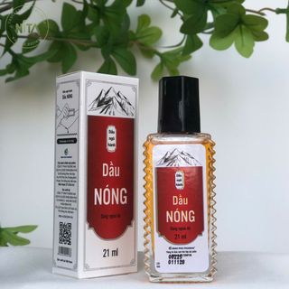 Dầu Nóng Thảo Dược 21ml - 100% Thảo Dược | Giảm Đau Nhanh - Làm Ấm Cơ Thể