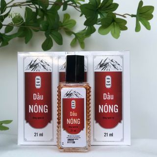 Dầu Nóng Thảo Dược 21ml - 100% Thảo Dược | Giảm Đau Nhanh - Làm Ấm Cơ Thể