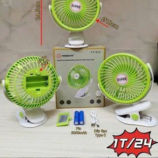 QUẠT KẸP TÍCH ĐIỆN ĐA NĂNG FT-910