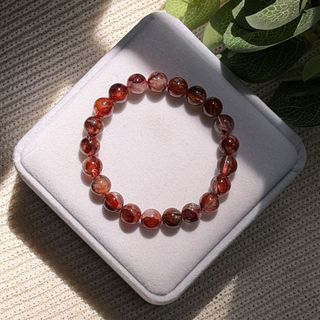 Vòng đá Thạch Anh Phượng Hoàng Đỏ – Hợp mệnh Hỏa & Thổ | Sỉ từ 5 cái