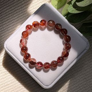 Vòng đá Thạch Anh Phượng Hoàng Đỏ – Hợp mệnh Hỏa & Thổ | Sỉ từ 5 cái