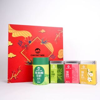 Hộp Combo Quà Tặng - Trà Cầu Đất 1650
