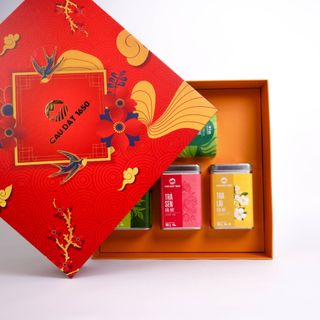 Hộp Combo Quà Tặng - Trà Cầu Đất 1650