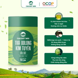 Trà Oolong Kim Tuyên Cầu Đất 1650 Đặc Biệt - Hộp 150g