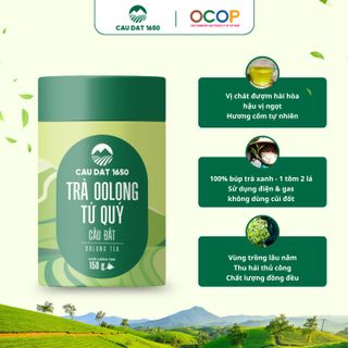 Trà Oolong Tứ Quý Cầu Đất 1650 Đặc Biệt - Hộp 150g