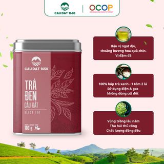 Trà Đen Cầu Đất Hộp Thiếc 100g