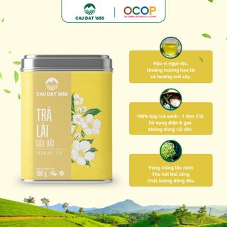 Trà Lài Cầu Đất Hộp Thiếc 100g