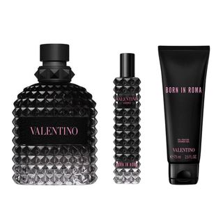 Gift Set Valentino Uomo Born in Roma 3pcs (EDT 100ml & EDT 15ml & Shower gel 75ml)