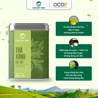 Trà Xanh Cầu Đất Hộp Thiếc 100g