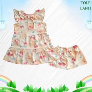 Đầm cánh tiên size 1 (kèm quần)