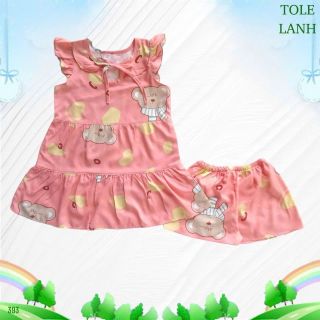 Đầm cánh tiên size 1 (kèm quần)