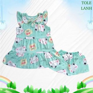 Đầm cánh tiên size 1 (kèm quần)