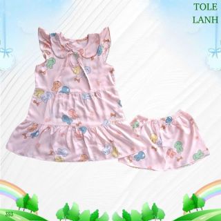 Đầm cánh tiên size 1 (kèm quần)