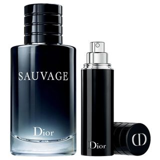 Gift Set Christian Dior Sauvage EDT 2pcs ( EDT 100ml & EDT 10ml )