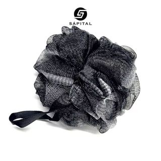 Bông Tắm Than Tre AKUMA Tẩy Da Chết Tạo Bọt – Chất Liệu Lưới Mềm Mại, Kháng Khuẩn, Giảm Mụn Lưng