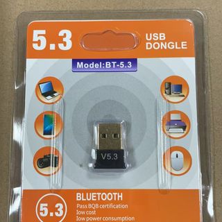 USB Bluetooth Dongle 5.3 giúp máy tính bàn, máy tính cây, Laptop thu phát sóng bluetooth