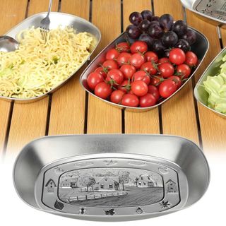 KHAY ĐỰNG ĐỒ ĂN KHẮC HOA VĂN PHONG CÁCH RETRO