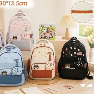 🎒 BALO A41205 – SIÊU PHẨM HOT TREND HỌA TIẾT MÈO CỰC ĐÁNG YÊU, ĐEO LÀ MÊ!
