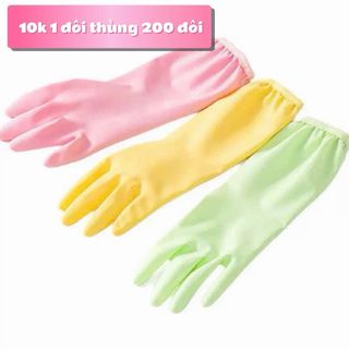 bao tay cao su 10k 1/c bao 200 đôi