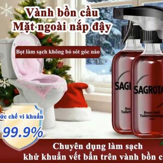 Xịt Tẩy Rửa Bồn Cầu, Nhà Vệ Sinh SANIITEC 500ml – Làm Sạch Ố Vàng, Cặn Bẩn, Khử Mùi Nhà Vệ Sinh