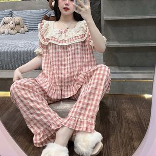 BỘ ĐŨI KẺ PHỐI REN CELINA (8428)