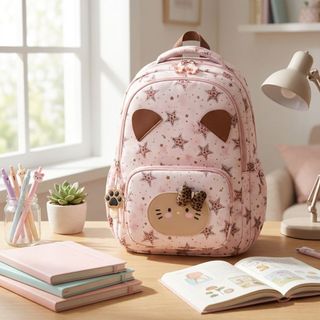 🐻 BALO A42102 – MẪU TAI GẤU SIÊU CUTE, HỌC ĐI CHƠI ĐỀU XINH!