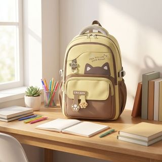 🎒 BALO A261 – MẪU MÈO CUTE HOT TREND, ĐI HỌC SIÊU XINH!
