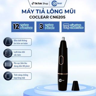 Máy tỉa lông mũi Coclear CN6205 sạc điện, lưỡi dao đôi sắc bén, chống kẹp lông, dùng 90 phút