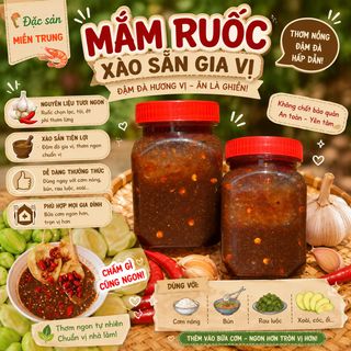 🦐 MẮM RUỐC XÀO SẴN GIA VỊ THƠM ĐẬM ĐÀ, CHẤM TRÁI CÂY CỰC HỢP