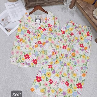 BỘ TOLE CỔ SEN PHỐI REN (8773)