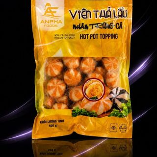 viên thả lẩu nhân trứng cá