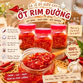 ỚT RIM ĐƯỜNG ĐẬM VỊ, CHẤM – ƯỚP – KHO ĐỀU NGON
