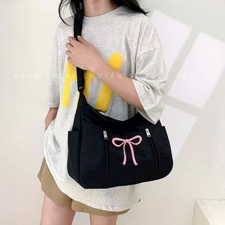 💖TÚI CHÉO CANVAS 2 KHÓA DỌC – ĐỰNG IPAD, A4, ĐI HỌC ĐI CHƠI