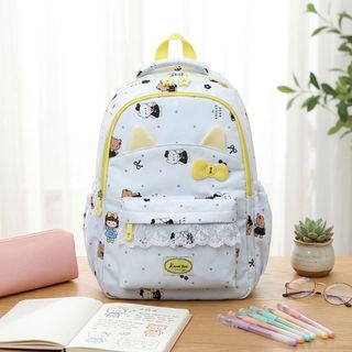 🎒BALO MÃ A40811 | THIẾT KẾ NƠ XINH, PHỐI REN ĐÁNG YÊU – HOT TREND HỌC ĐƯỜNG