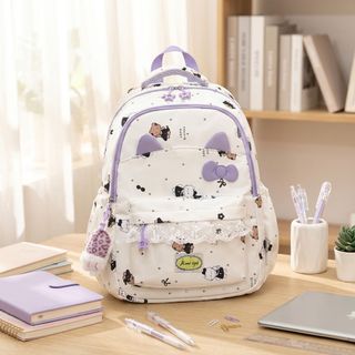 🎒BALO MÃ A40811 | THIẾT KẾ NƠ XINH, PHỐI REN ĐÁNG YÊU – HOT TREND HỌC ĐƯỜNG