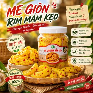 ME GIÒN RIM MẮM KẸO: CHUA CAY "BÁ CHÁY", ĂN LÀ MÊ 500G - WINNIE HOUSE