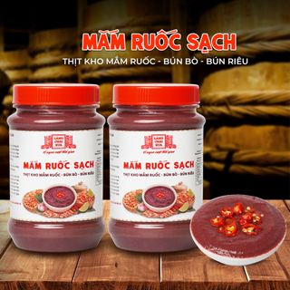 [Combo 2 hủ 260g] Mắm Ruốc Sạch Làng Chài Xưa - Chế biến thịt kho mắm ruốc, bún bò, bún riêu rất ngon