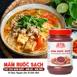 [Combo 2 hủ 260g] Mắm Ruốc Sạch Làng Chài Xưa - Chế biến thịt kho mắm ruốc, bún bò, bún riêu rất ngon