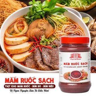 [Combo 2 hủ 260g] Mắm Ruốc Sạch Làng Chài Xưa - Chế biến thịt kho mắm ruốc, bún bò, bún riêu rất ngon
