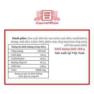 [Combo 2 hủ 260g] Mắm Ruốc Sạch Làng Chài Xưa - Chế biến thịt kho mắm ruốc, bún bò, bún riêu rất ngon