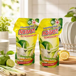Nước Rửa Chén Robot Túi 1,6kg Full Vat