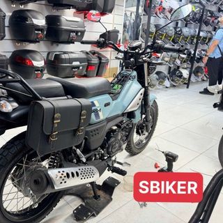 đồ chơi PG1 phụ kiện xe Yamaha PG-1 baga thùng túi da gắn xe máy
