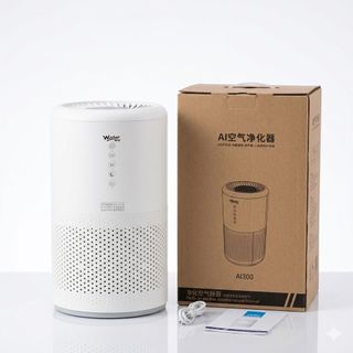 Máy Lọc Không Khí AI300 Water System – Tạo Ion Âm, Đèn UV Diệt Khuẩn, Loa Bluetooth, Lõi Lọc HEPA