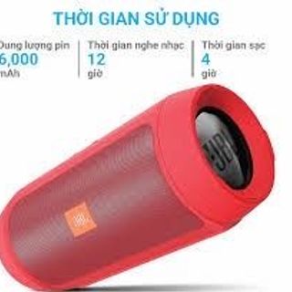 Loa Bluetooth JBL Charge 2+ với thiết kế hình trụ đặc trưng và đa dạng màu sắc.