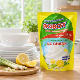 Nước Rửa Chén Robot Túi 800gr Full Vat